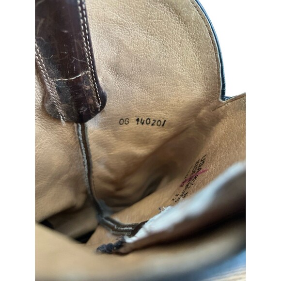 Shyanne Loretta Womens Boots Cowboy Western Leather Brown Size 8-1/2 B - Picture 10 of 11